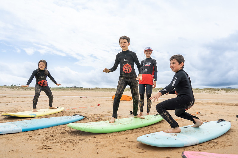 surf en campamento de verano